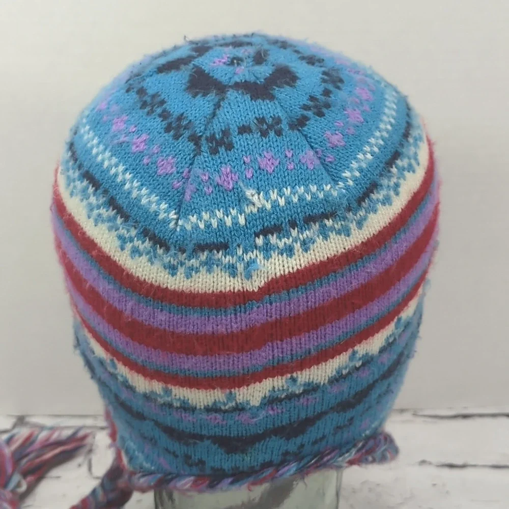 Dorfman Pacific Kindercaps Childs Girls Winter Hat Cap Sherpa Lined Ear‎ Flaps